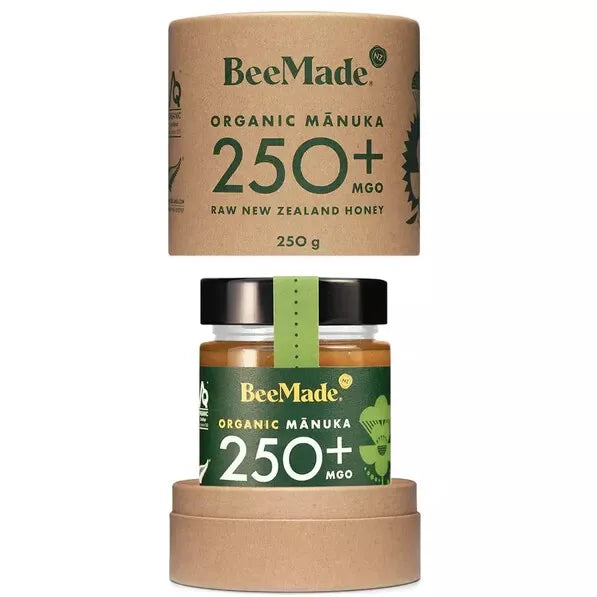 BeeMade Organic Mānuka MGO 250+ Honey
