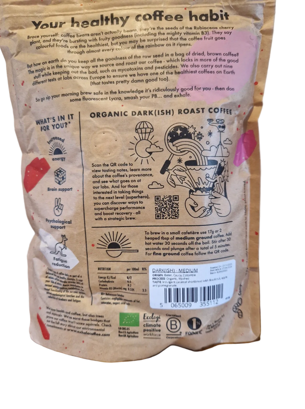 Exhale Organic Dark(ish) Roast Coffee