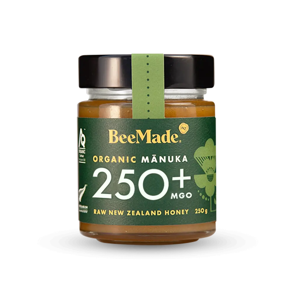 BeeMade Organic Mānuka MGO 250+ Honey