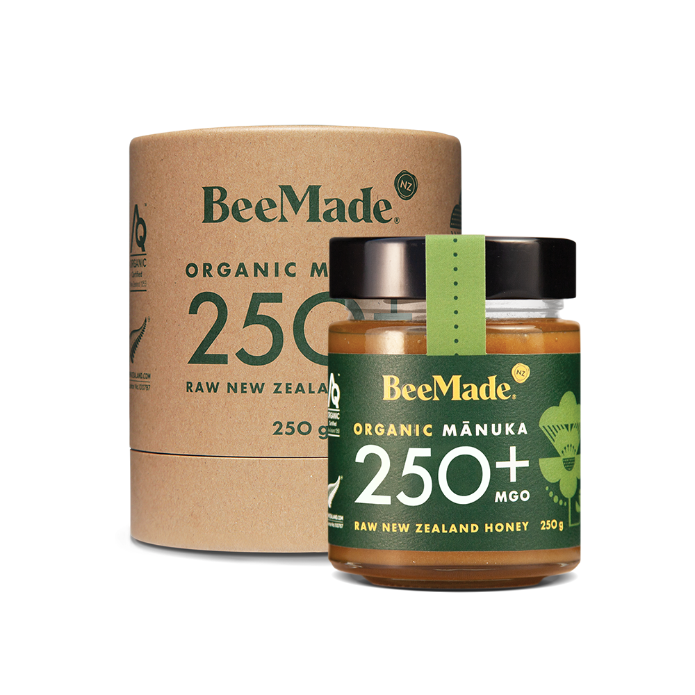 BeeMade Organic Mānuka MGO 250+ Honey